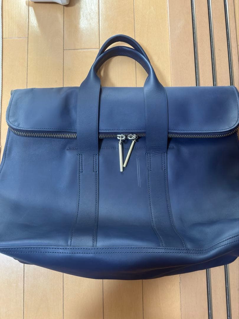 3.1 Phillip Lim（スリーワンフィリップリム）バッグ/レザー　紺