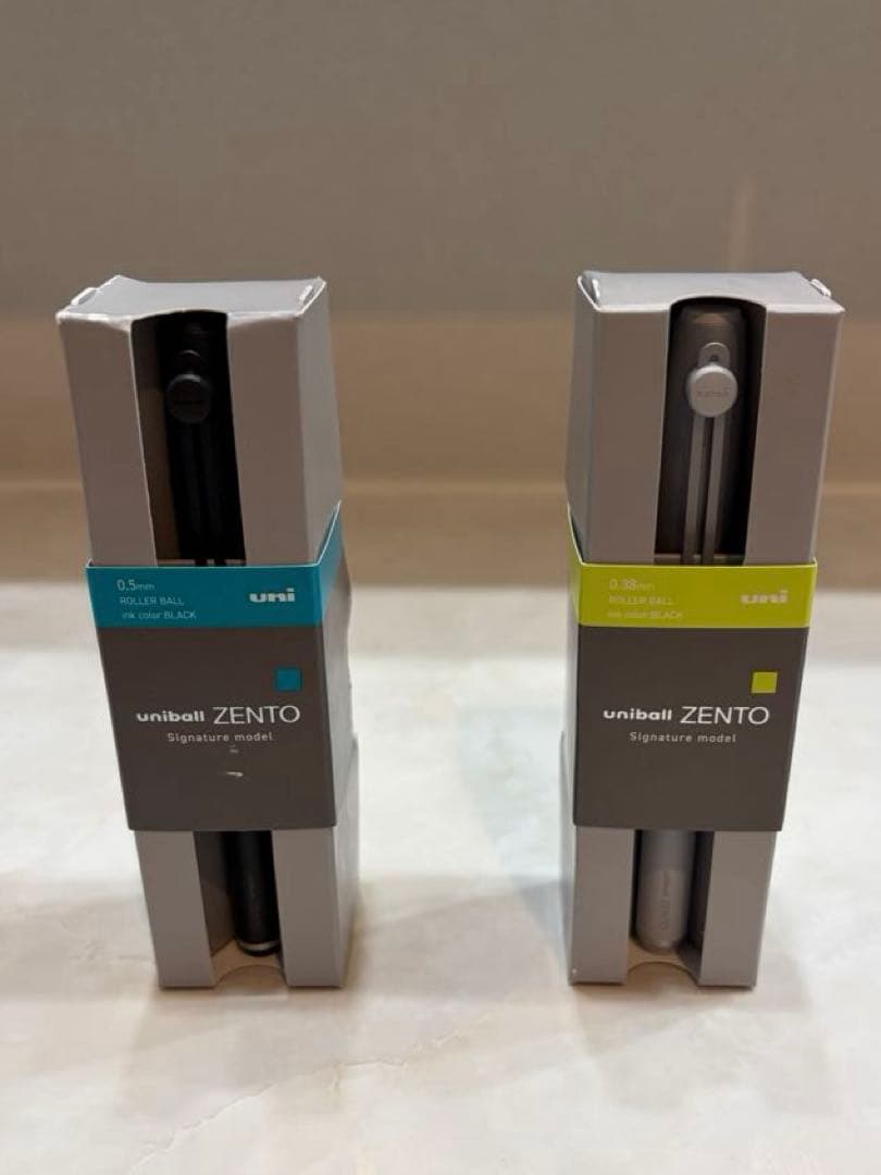 ゼント uniball ZENTO シグニチャーモデル ブラック&シルバー