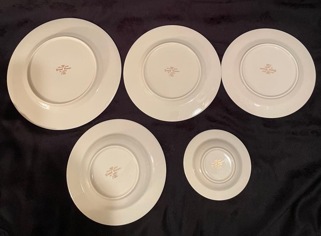 ディナー皿25枚YELLOW BON Grand Caesar by KEITO