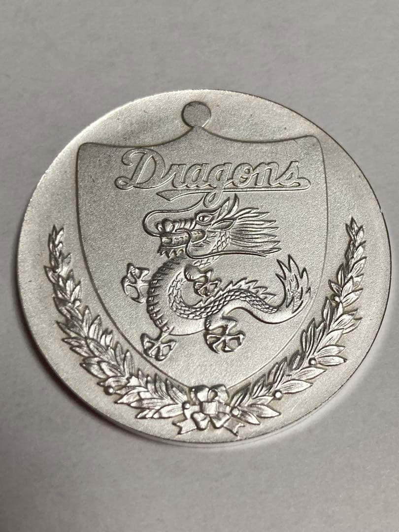 中日ドラゴンズ 優勝記念メダル1974年／純銀SV1000メダル