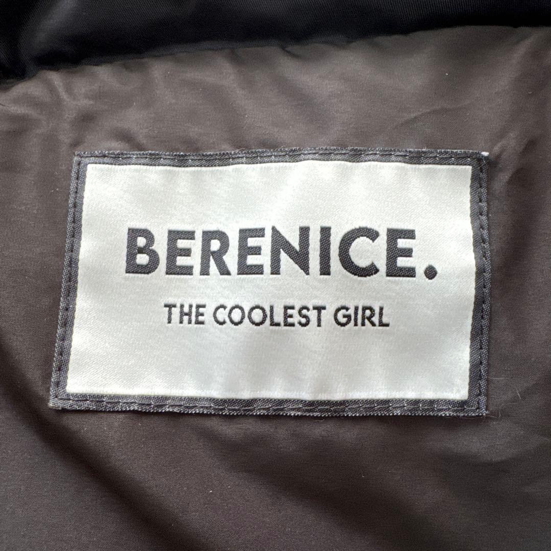 【BERENICE】ブラックオーバーダウンジャケット　AP STUDIO