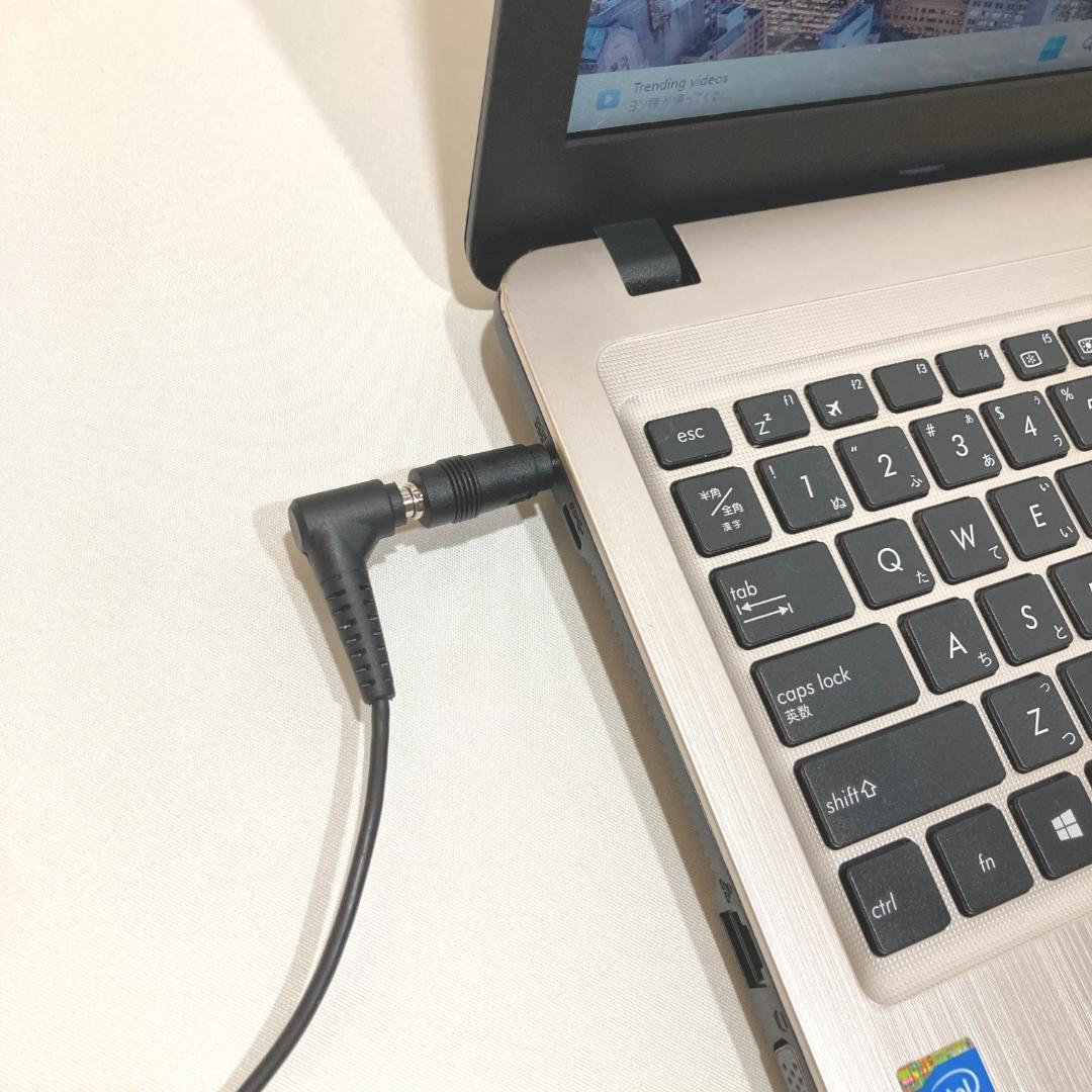 初心者✨快適・カメラ・オフィス✨シルバー✨すぐ使えるノートパソコン◇T487-3