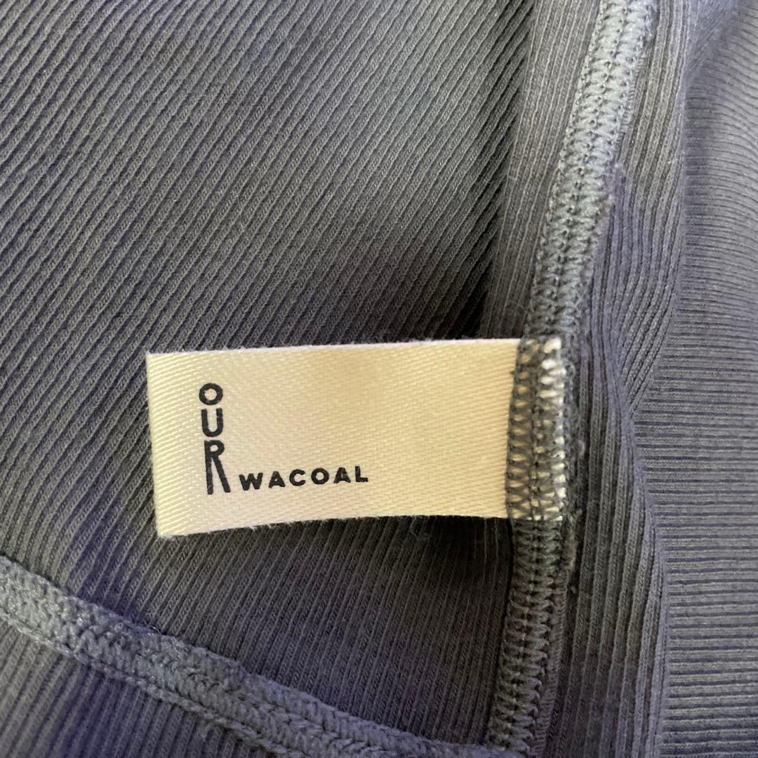 OUR WACOAL アワワコール　カップ付きコットンリブタンクトップ　Mサイズ