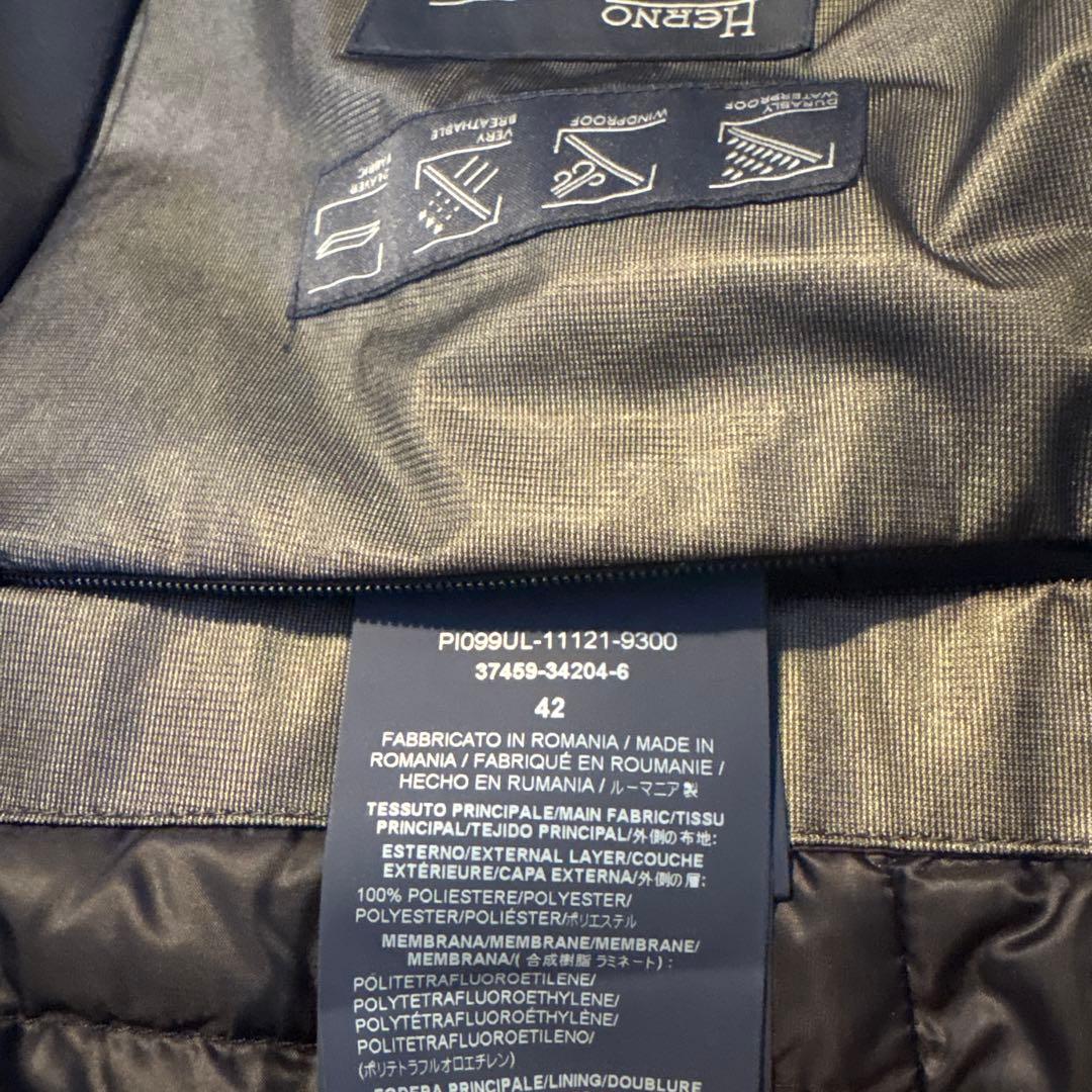 HERNO Laminar GORE-TEX ステンカラー ダウンコート