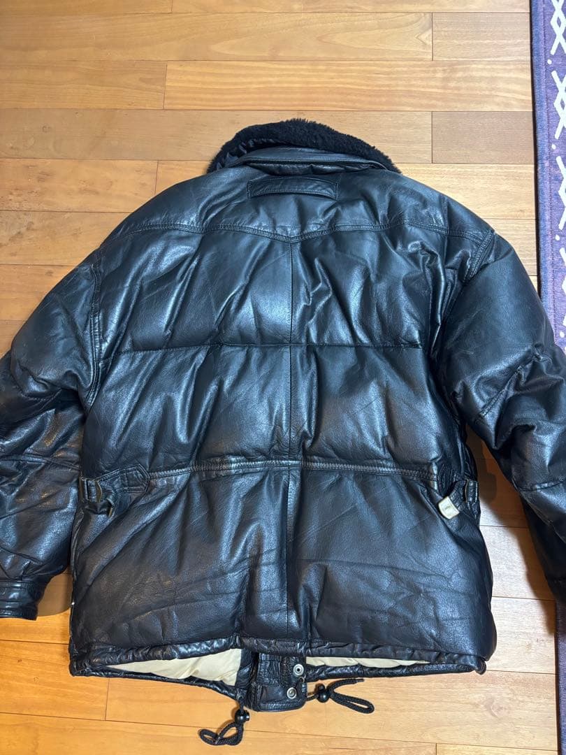 y*6様 Harley-Davidson ボア襟付きレザーダウンジャケット