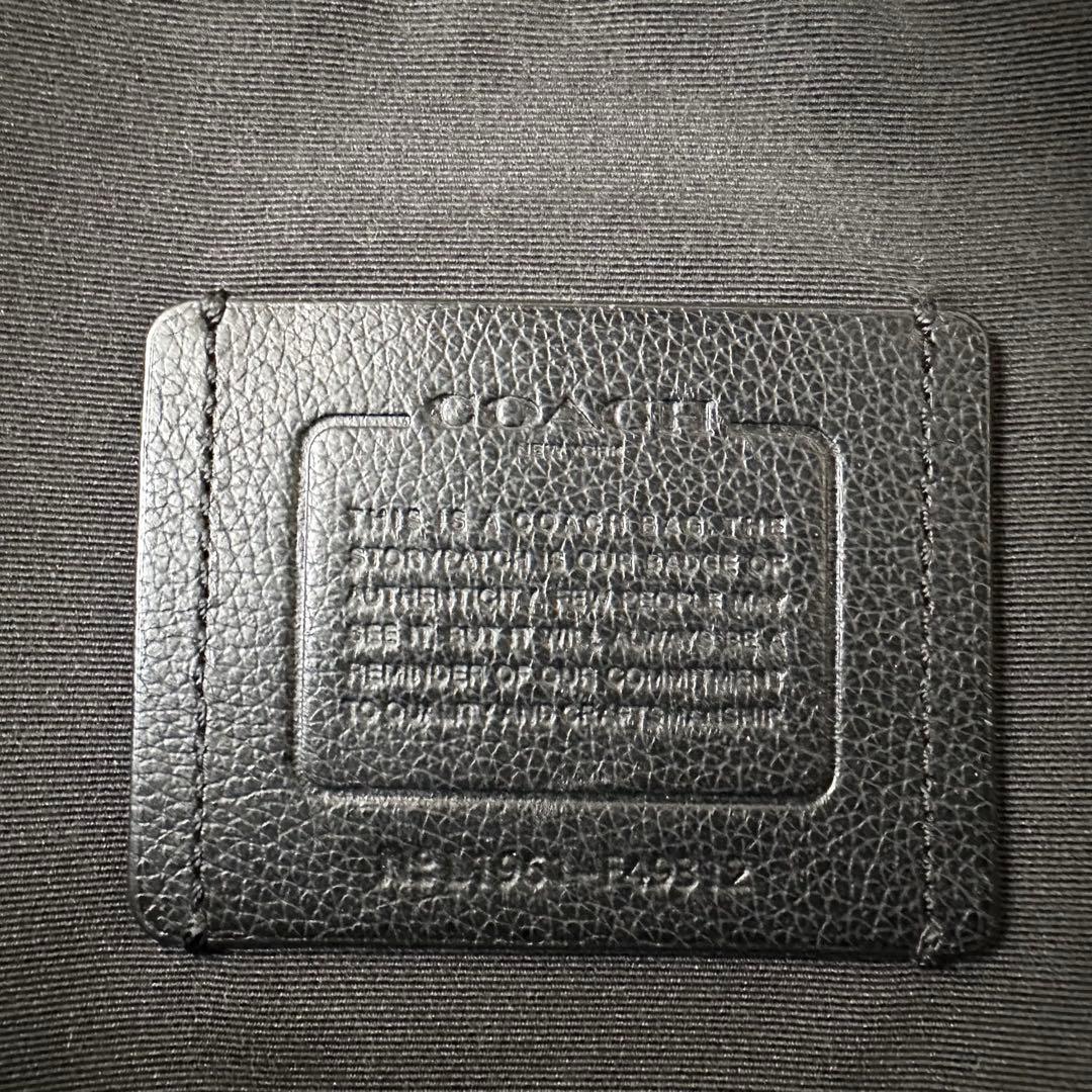 コーチ ヒューストン レザー ボディーバッグ F49312 ブラック