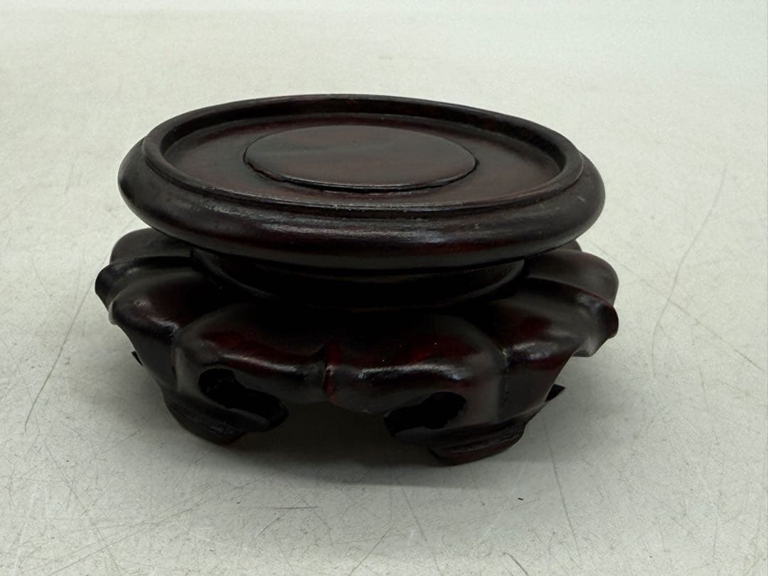 中国　七宝焼　三多紋　杯　台付　送料込み251224