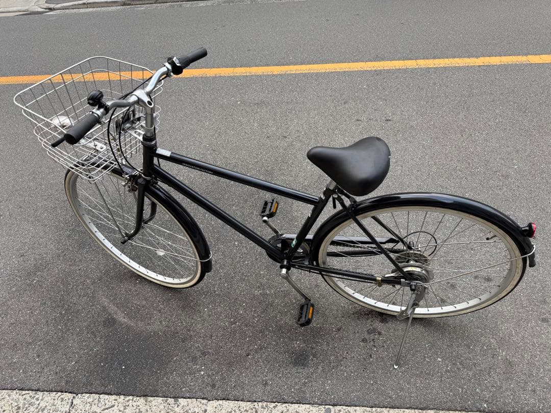184 自転車 大阪市 【引取り限定】 美品 27インチ 変速付き