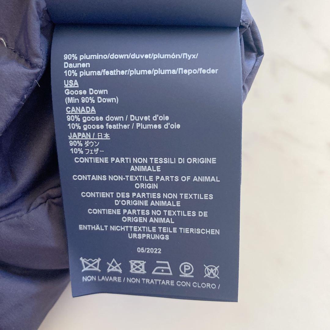 極美品　ヘルノ　エコエイジ Aライン ダウンジャケット　ネイビー　40