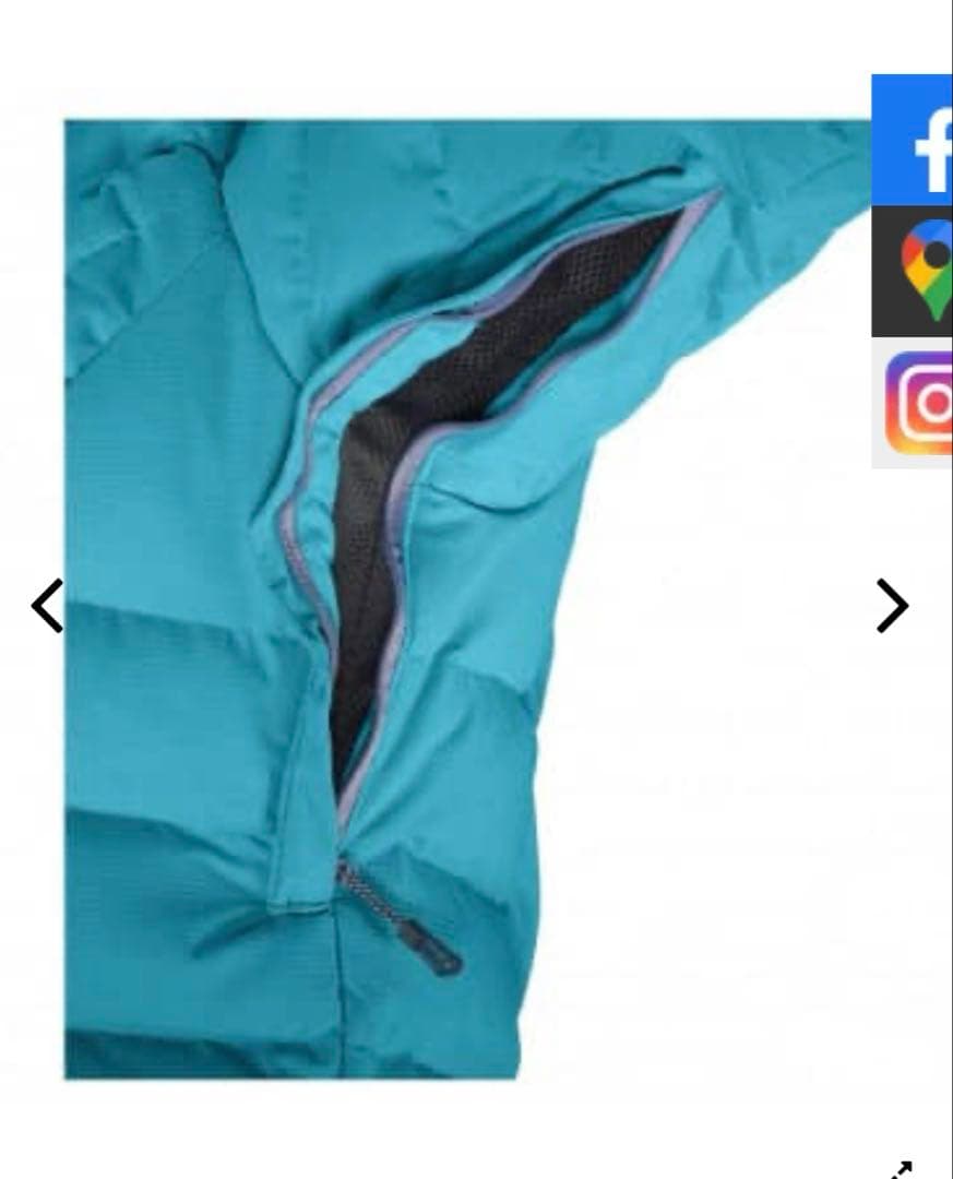 【こふ】Salomon フード付きダウンジャケット