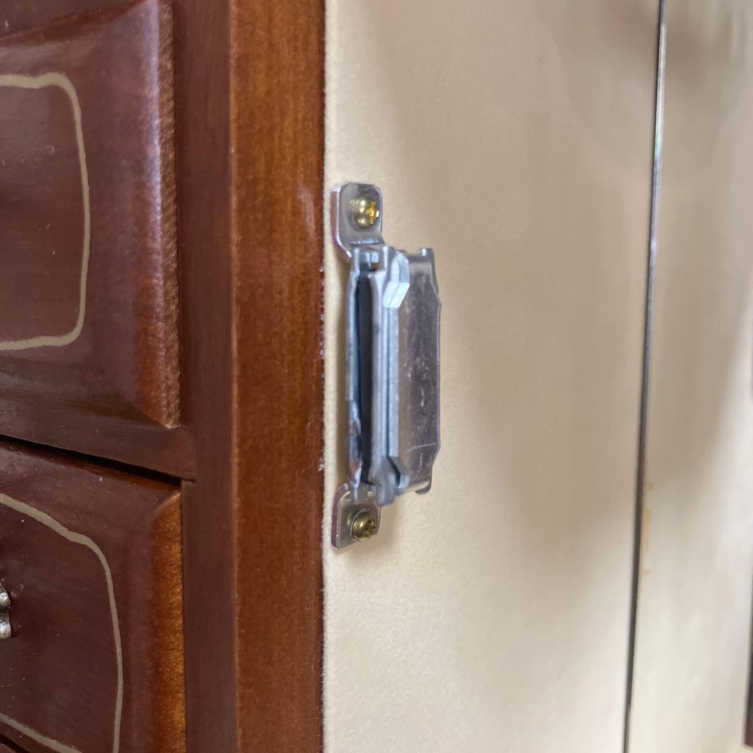 【タグ付き＊未使用】G-wood ジュエリーボックス　オルゴール　天然木　昭和