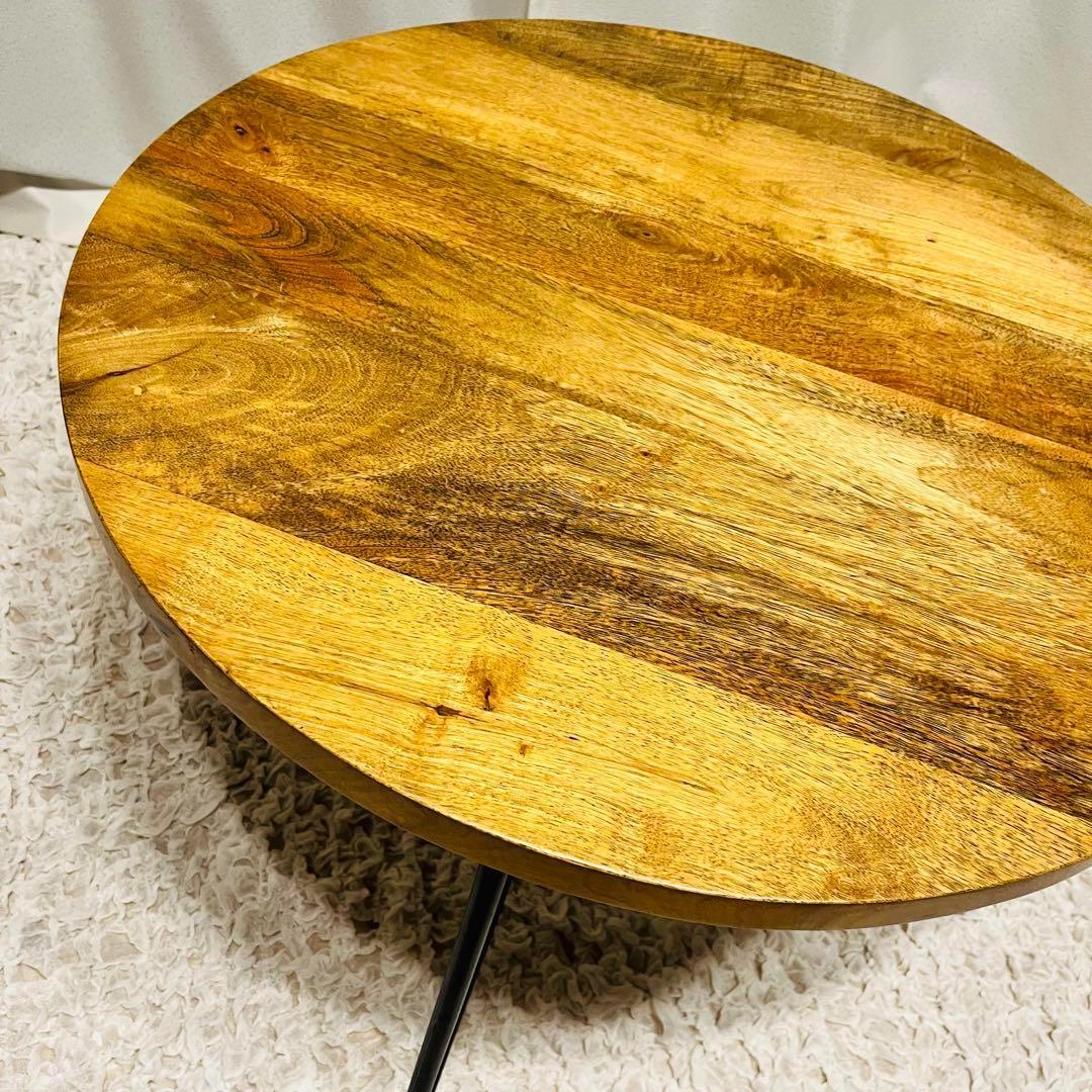 FLYMEe ライフファニチャー TH アッシュテーブル コーヒーテーブル 円型