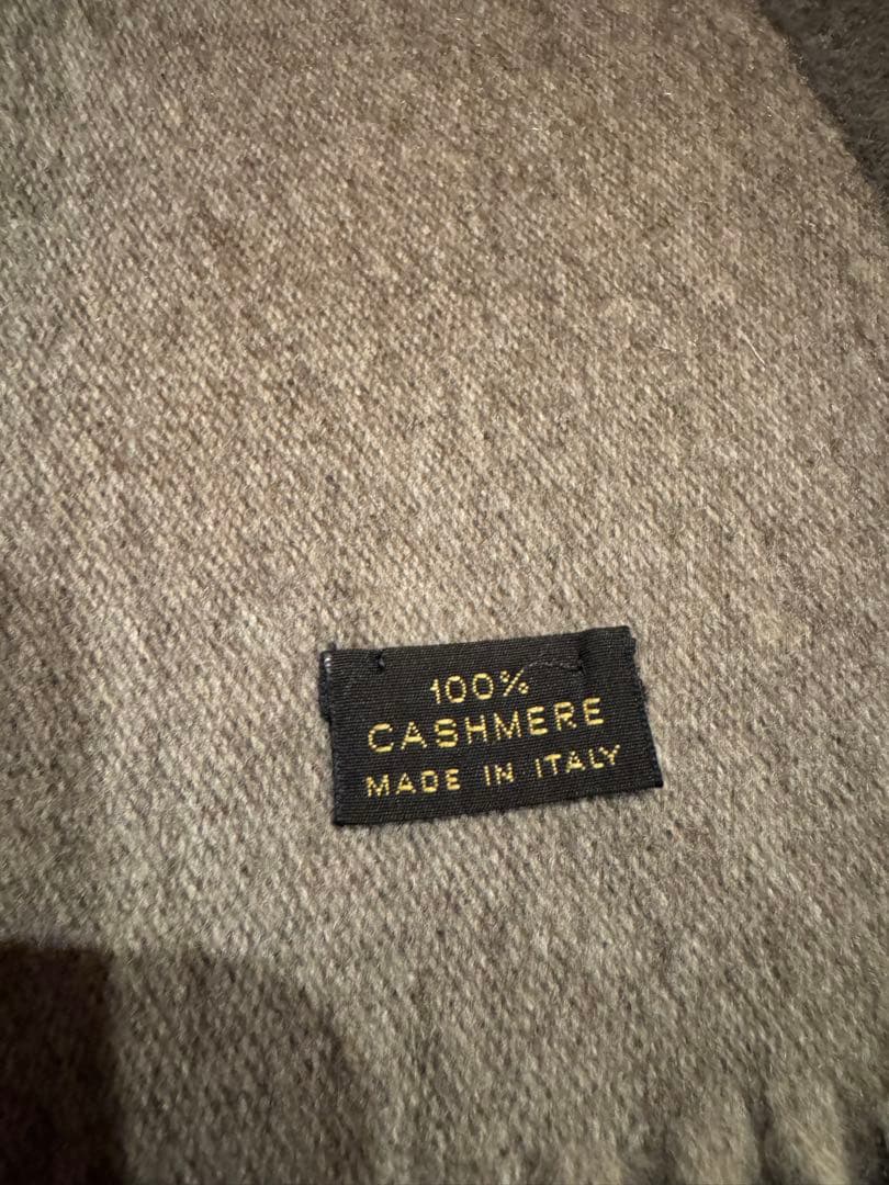 Loro Piana リバーシブルマフラー グレー