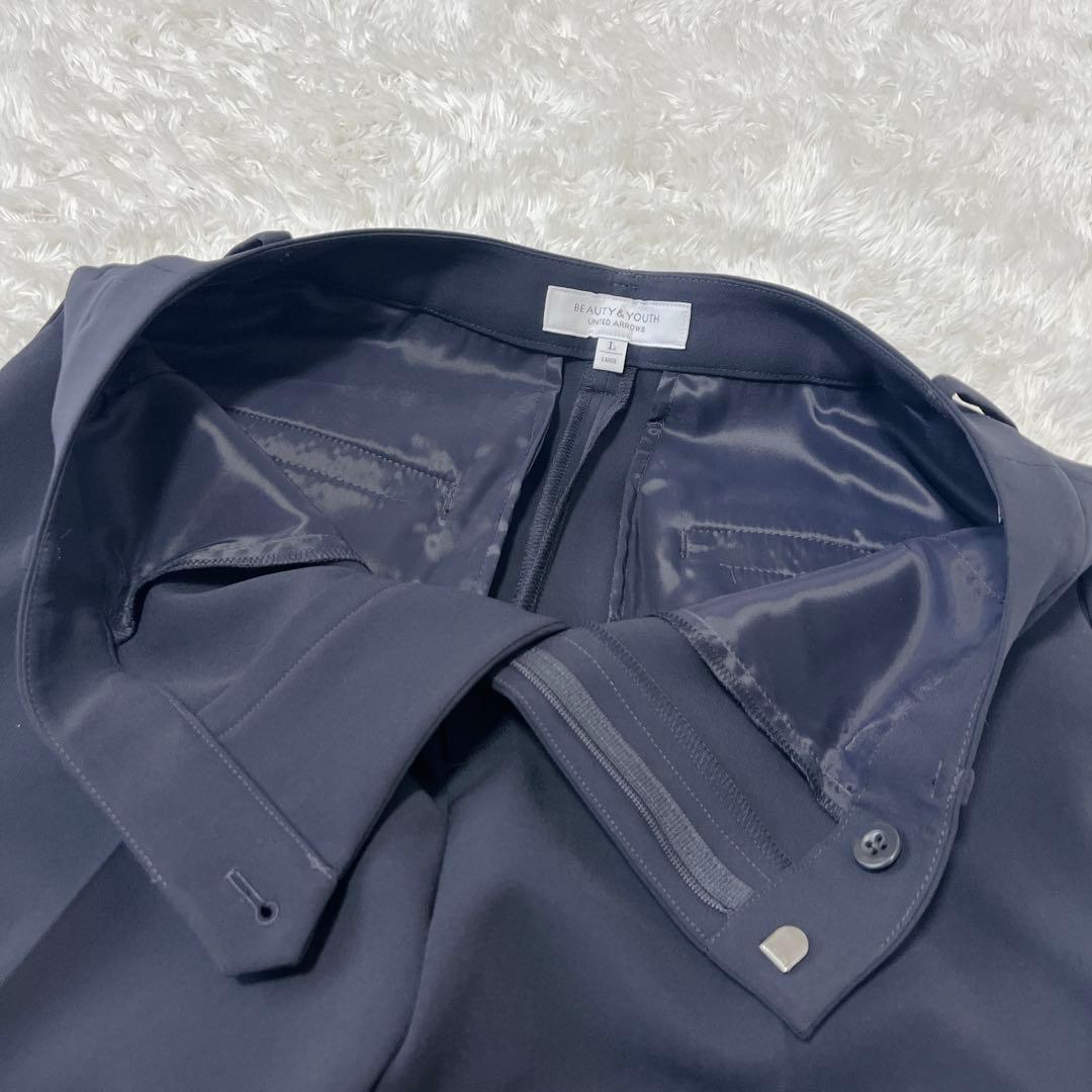 【極美品】ユナイテッドアローズ パンツスーツセットアップ ネイビー 未使用品