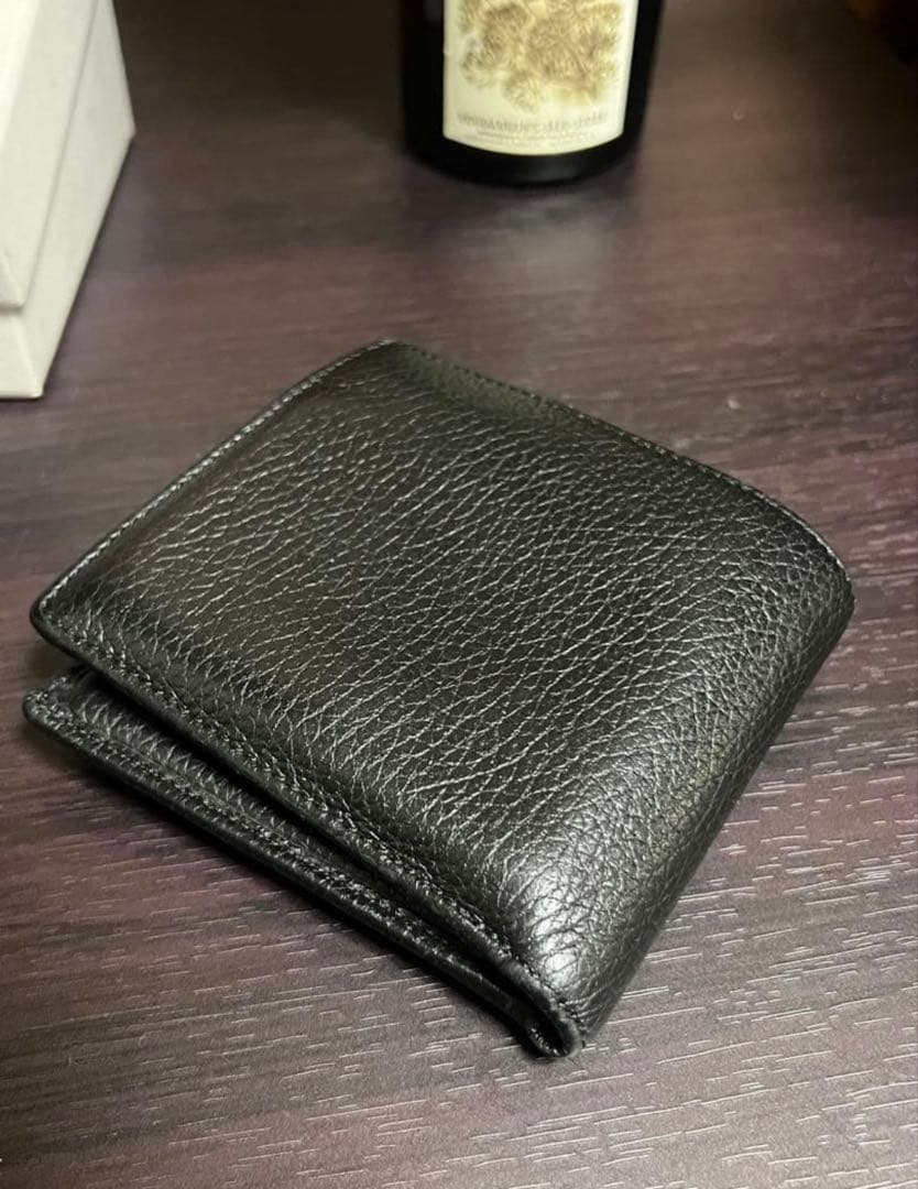 Vivienne Westwood 黒 レザー 二つ折り財布