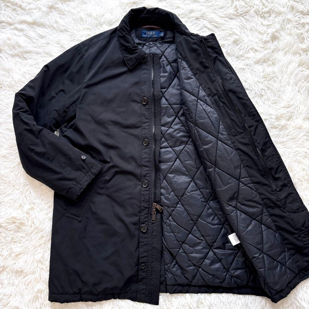 POLO RALPH LAUREN ジャケット キルティング裏地 ブラック M