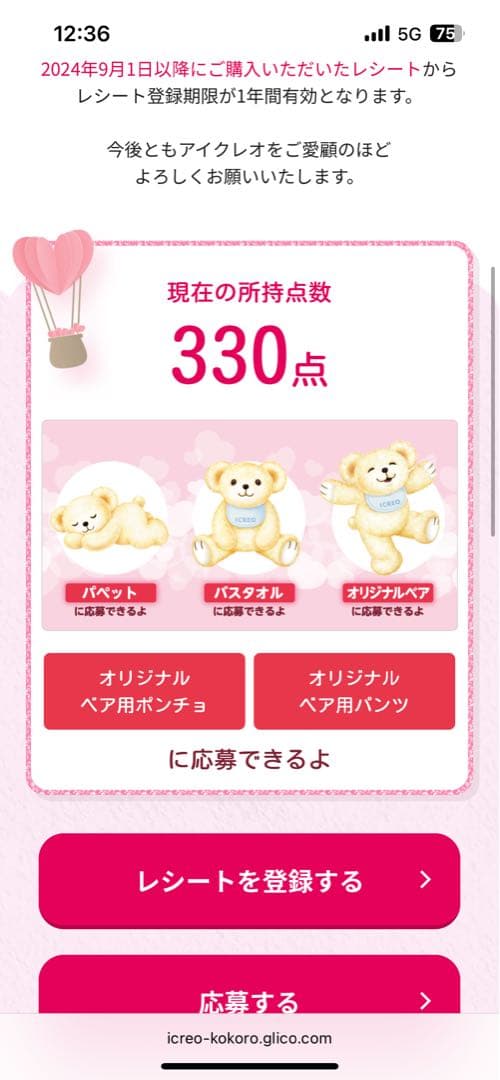 アイクレオ　オリジナルベア