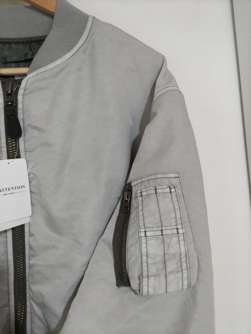 新品ジャーナルスタンダード　グレー MA-1 フライトジャケット M