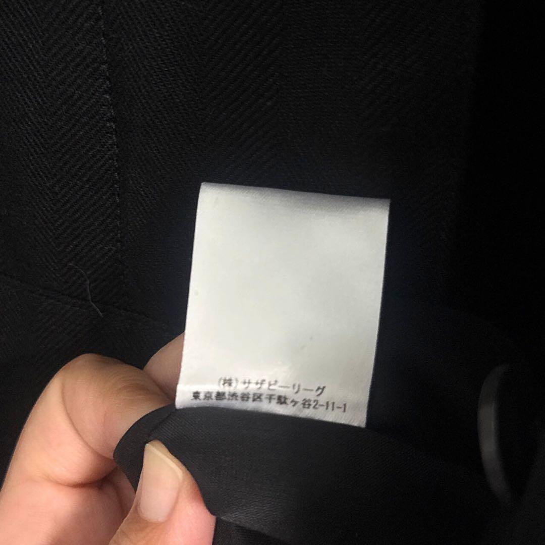 ebure 近年 リネンビスヘリンボーンオールインワン ジャンプスーツ 麻混