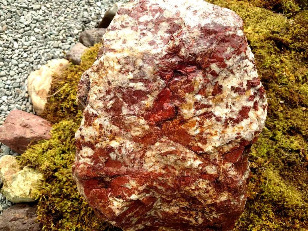 京都産 赤石 150～200kg 庭石 天然石 観賞石 大江山