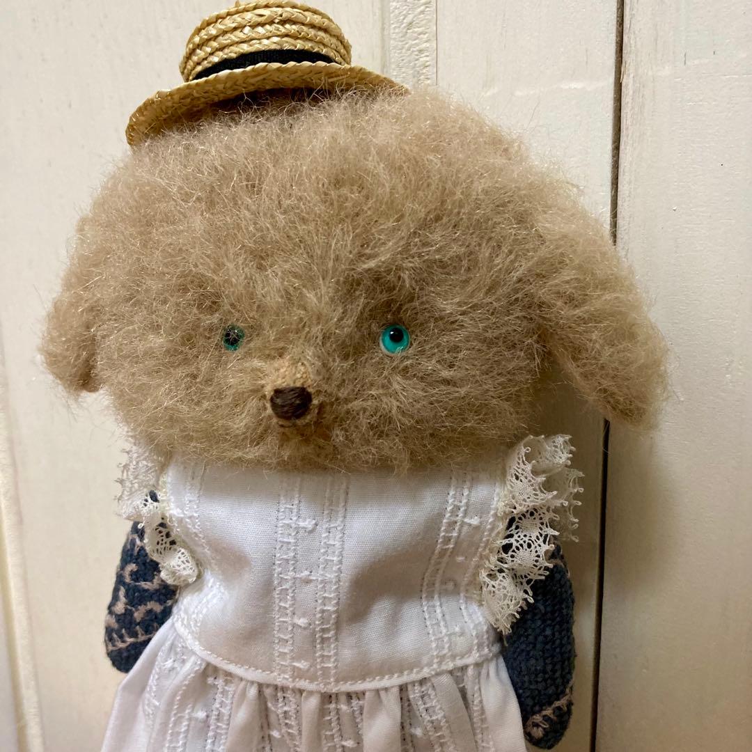 ぬいぐるみ作家 Ange.さんのモフモフわん