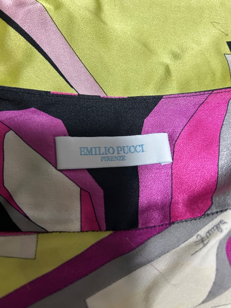 EMILIO PUCCI フレアスカート 幾何学模様