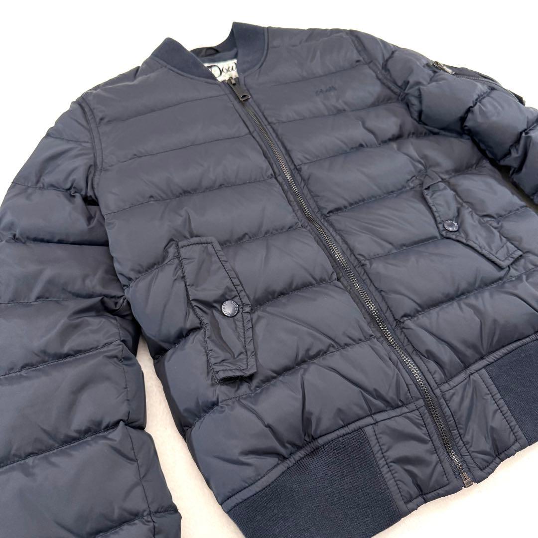 ショット ダウンジャケット ネイビー S 中綿 MA-1型