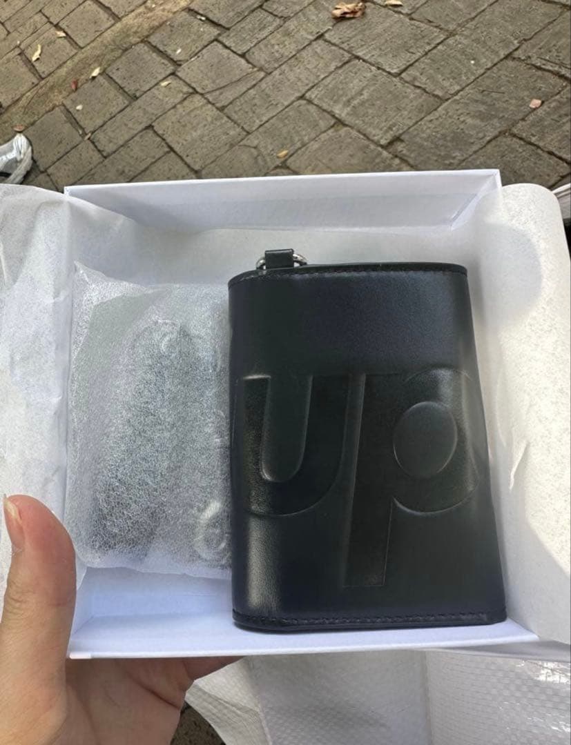 小物 supreme Leather Chain Wallet
