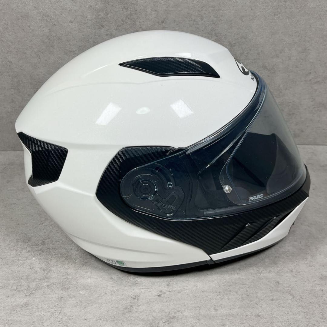 KABUTO カブト RYUKI Mサイズ 57〜58㎝ SB6X付 ホワイト