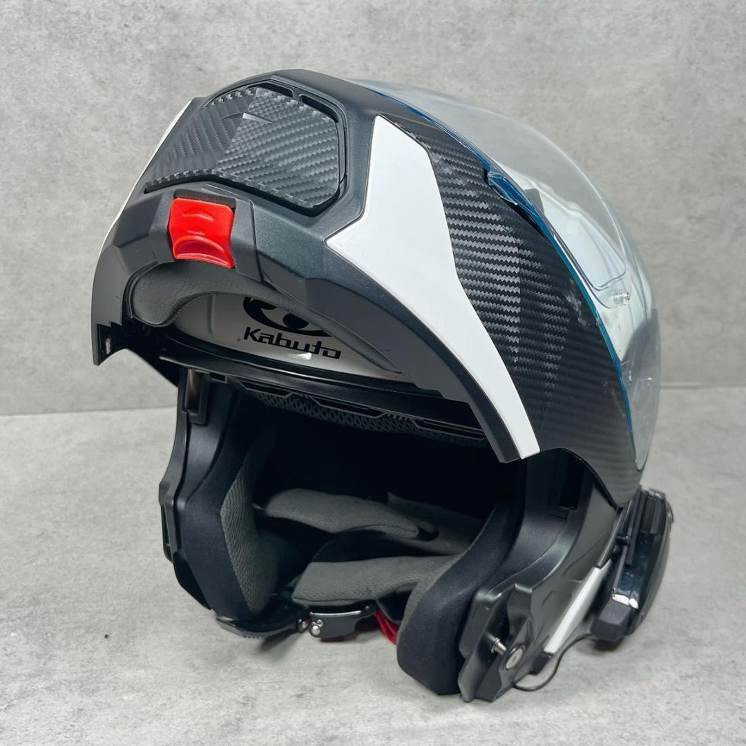 KABUTO カブト RYUKI Mサイズ 57〜58㎝ SB6X付 ホワイト