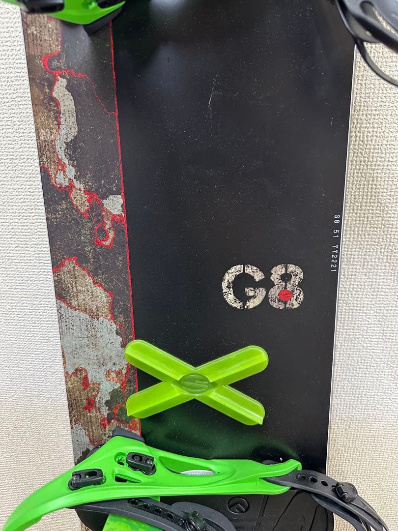 SCOOTER G-8 151cm & FLUX DS スノーボードセット