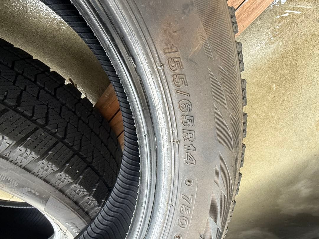 m*n様 バリミゾ【155/65R14】 VRX2 2024年製造　2本