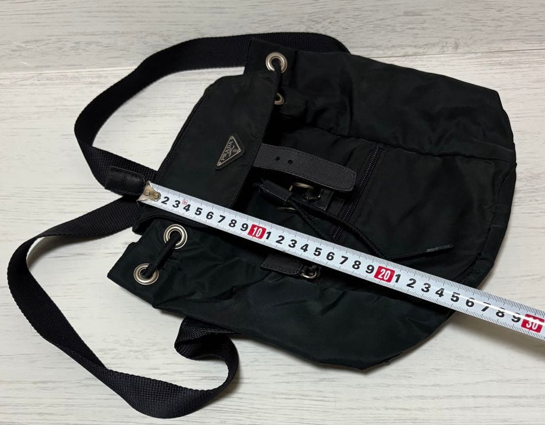 PRADA ブラック ナイロン バックパック