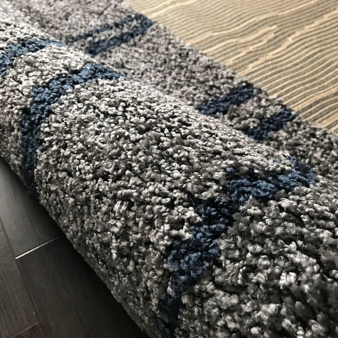 ラグ ラグマット 159x227cm カーペット ウィルトン織 ストライプ