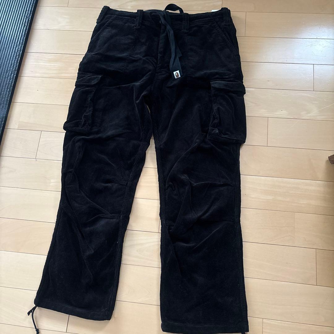 k*k様 A BATHING APE ブラックパンツ Lサイズ