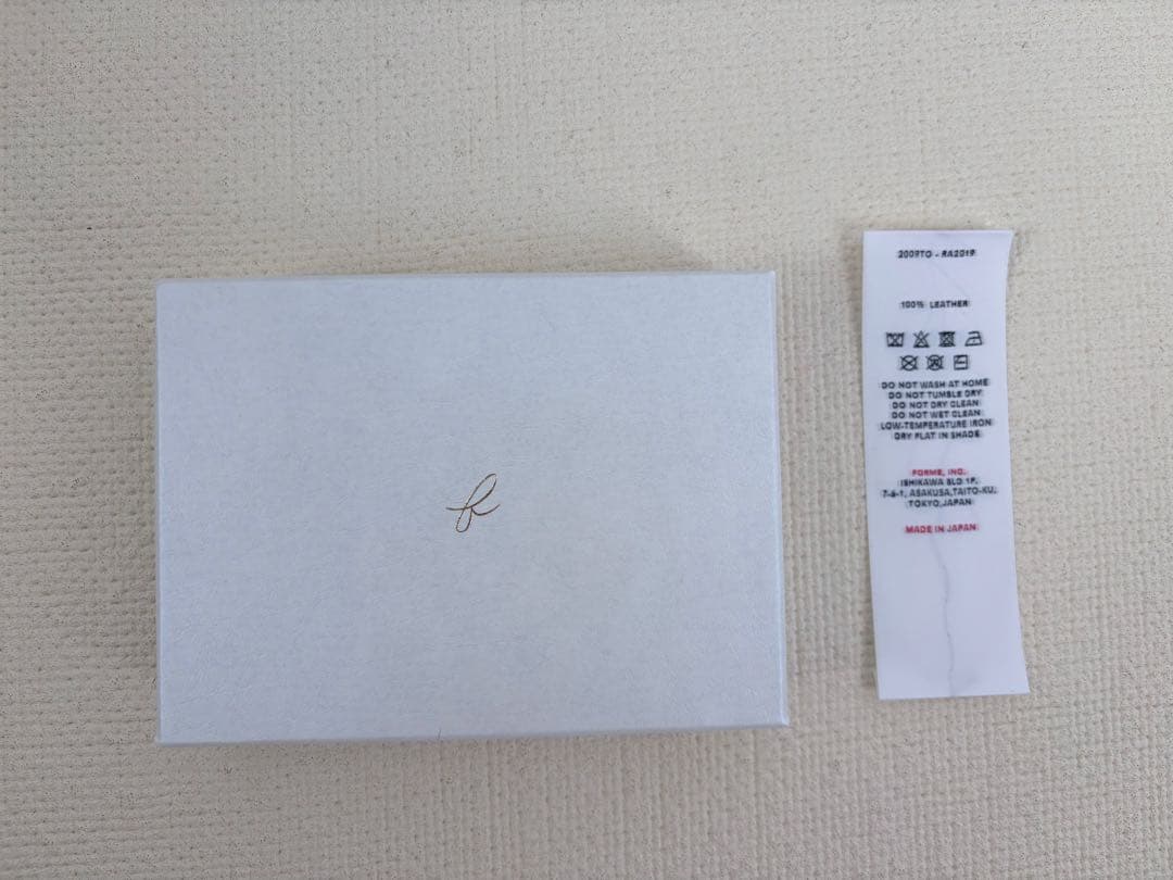 新品forme /short wallet(ILCEA×DOBLE black）