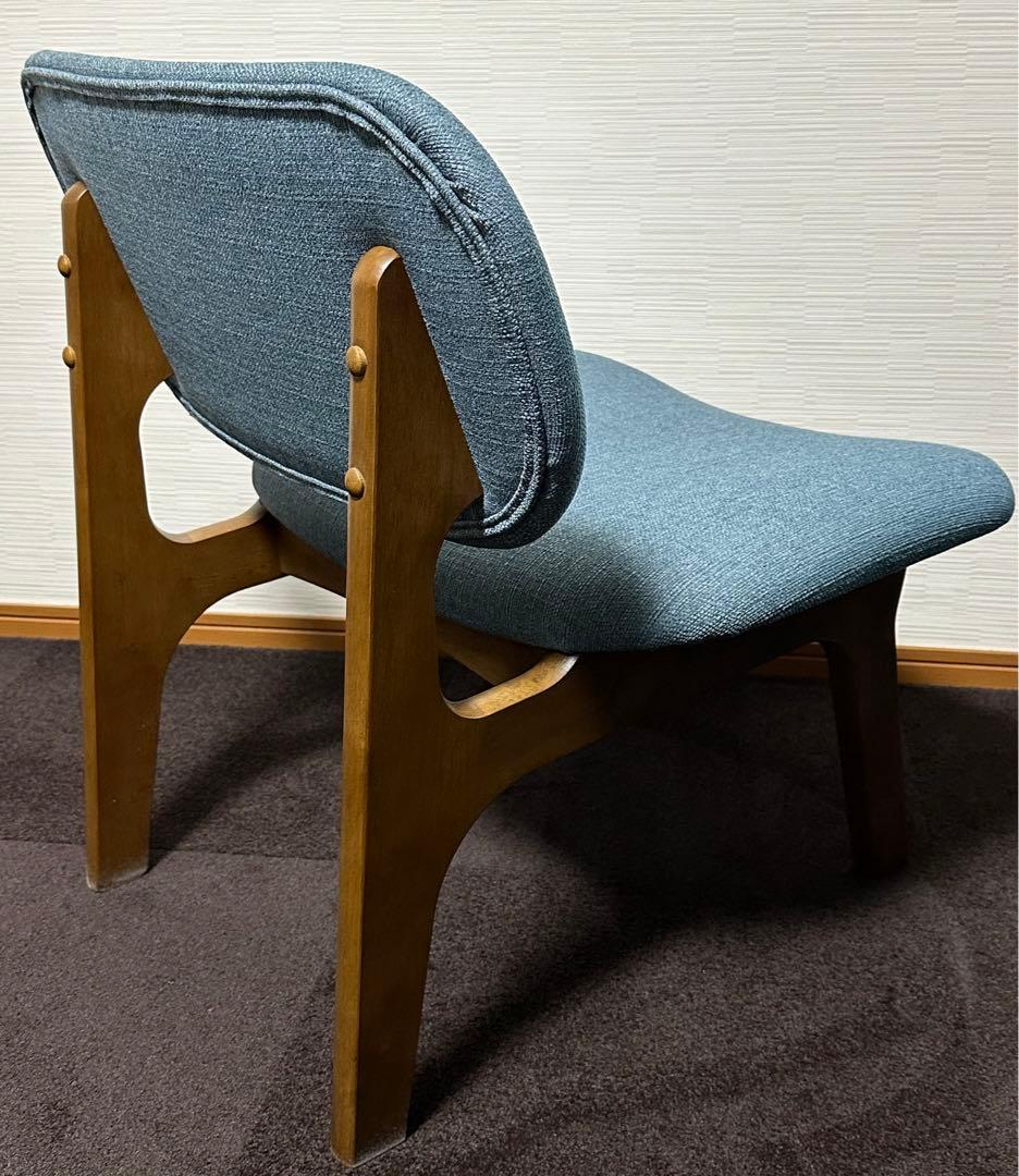 ニトリ ダイニングチェア リラックスワイド Nシールド布 ターコイズブルー