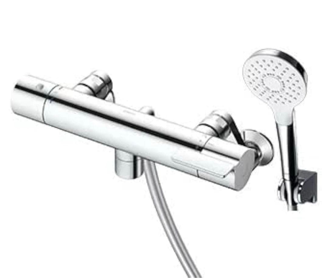 TOTO浴室壁付サーモスタット混合水栓めっき110φ寒冷地用TBV03411ZA