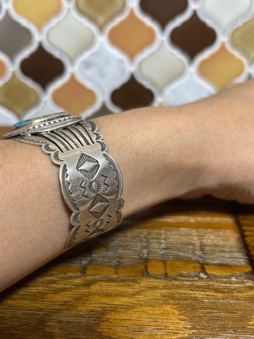 x*x様 ヴィンテージ　激レア　ナバホ　NAVAJO ターコイズ　バングル