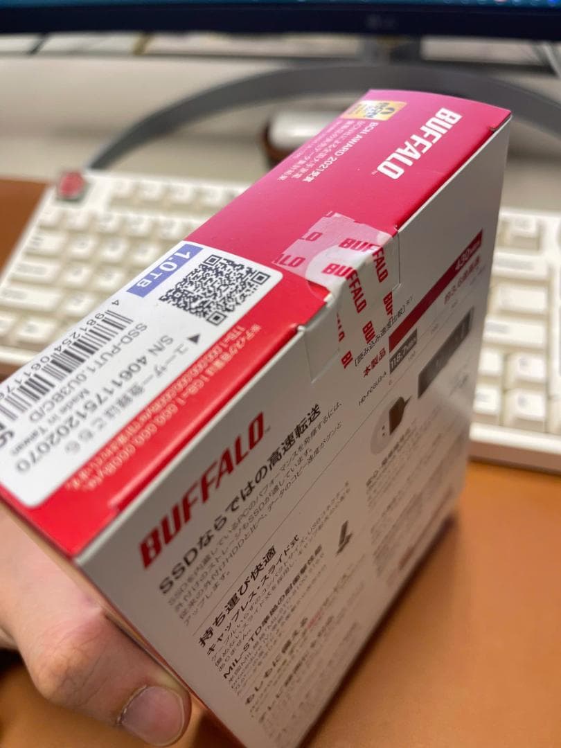 BUFFALO SSD 1TB SSD-PUT1.03BC/D 外付けSSD