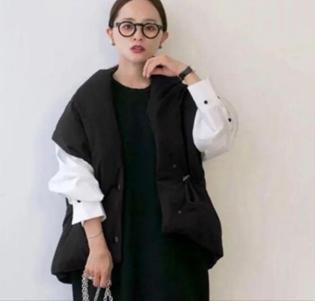 アンリアン　ケープダウン　UNLIENS ベスト　ジレ　黒　UNLÍENS