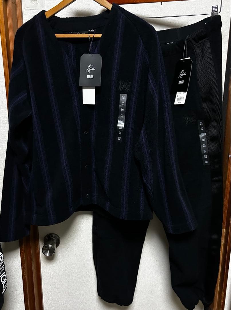 【新品】ユニクロ ニードルス コラボ フリース素材　セットアップ　サイズ　M