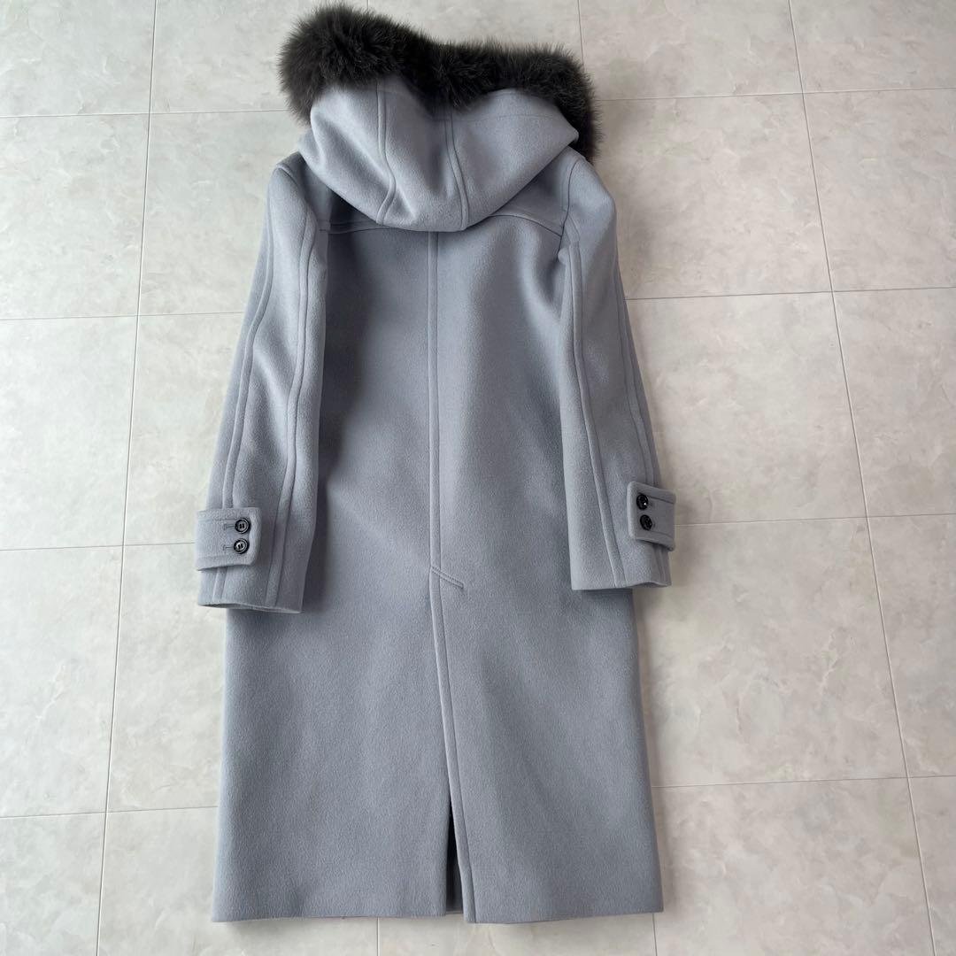 極美品✨ダイアグラム　フォックスファー付ダッフルコート 36 2way 脱着可