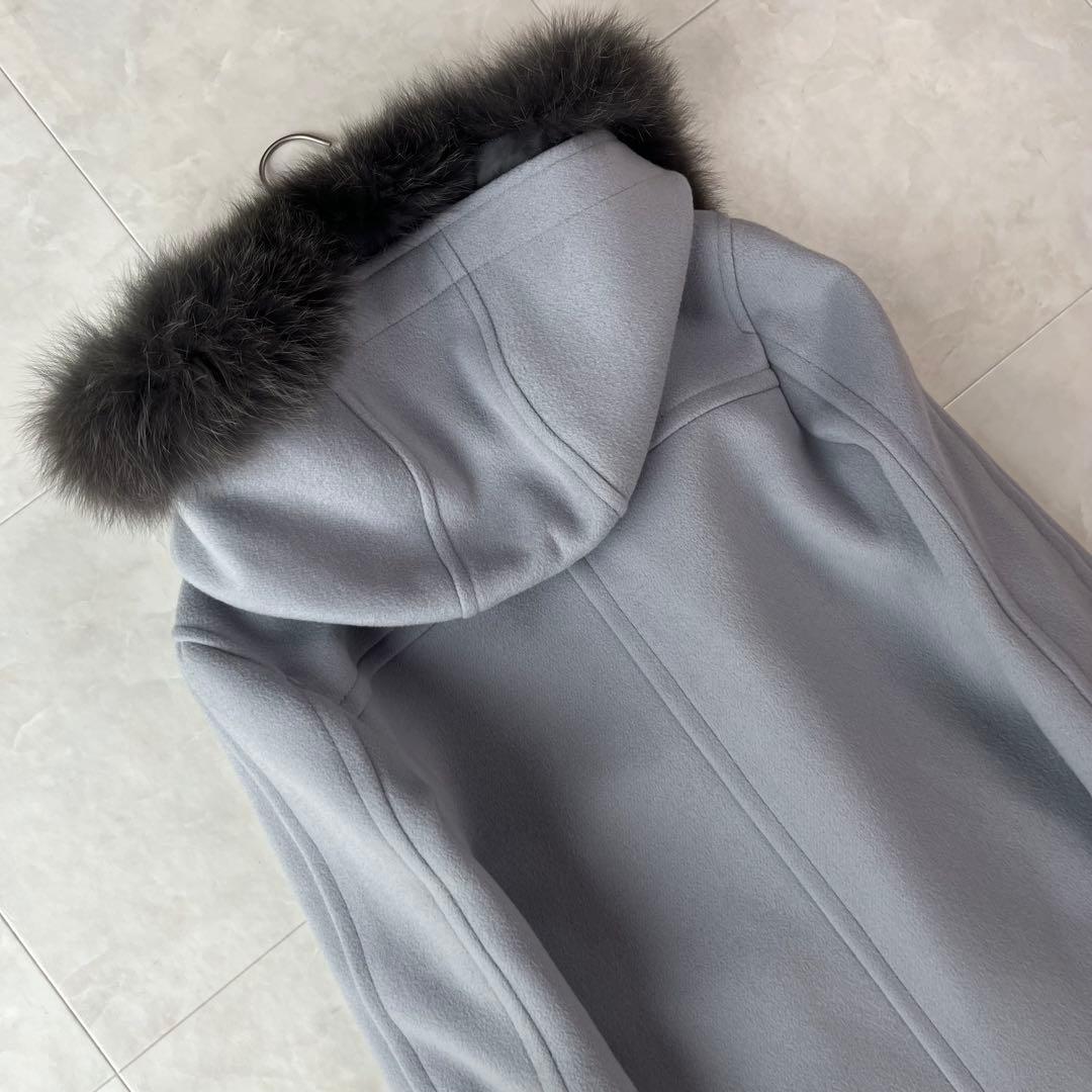 極美品✨ダイアグラム　フォックスファー付ダッフルコート 36 2way 脱着可