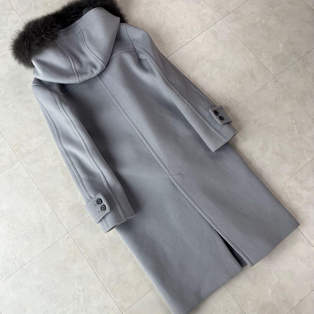 極美品✨ダイアグラム　フォックスファー付ダッフルコート 36 2way 脱着可