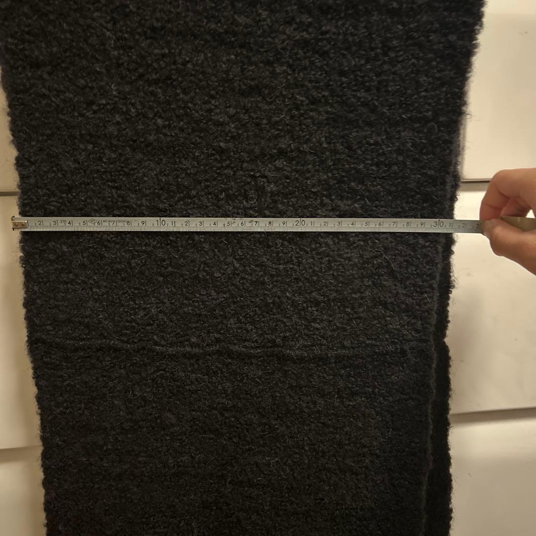 ステューシー　ブラック　マフラー