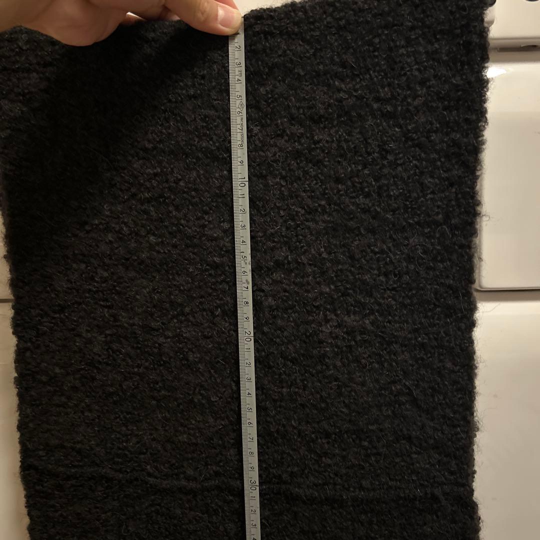 ステューシー　ブラック　マフラー