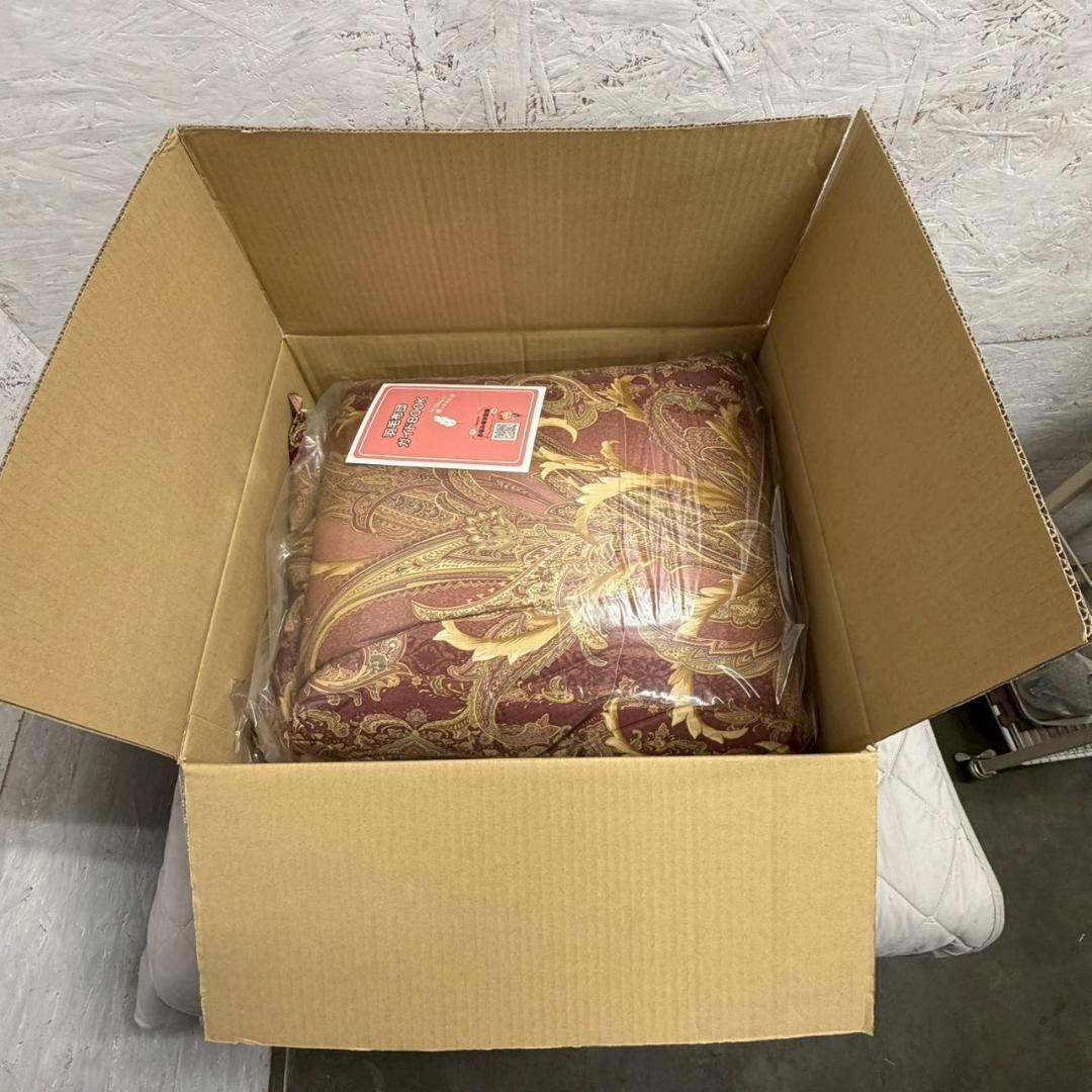 【ジャパネットたかた】 ロイヤル羽毛掛ふとん JRF601SH ① A0692