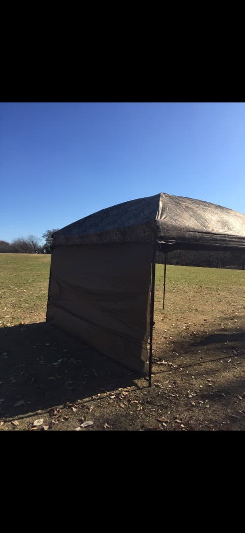 廃盤　クオルツ　リアルカモ　ツリー　ワンタッチタープ　ワイルドワン