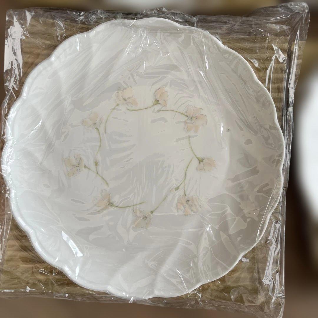 新品未使用：FLO's collection 花柄 ケーキ皿5枚セット ノリタケ